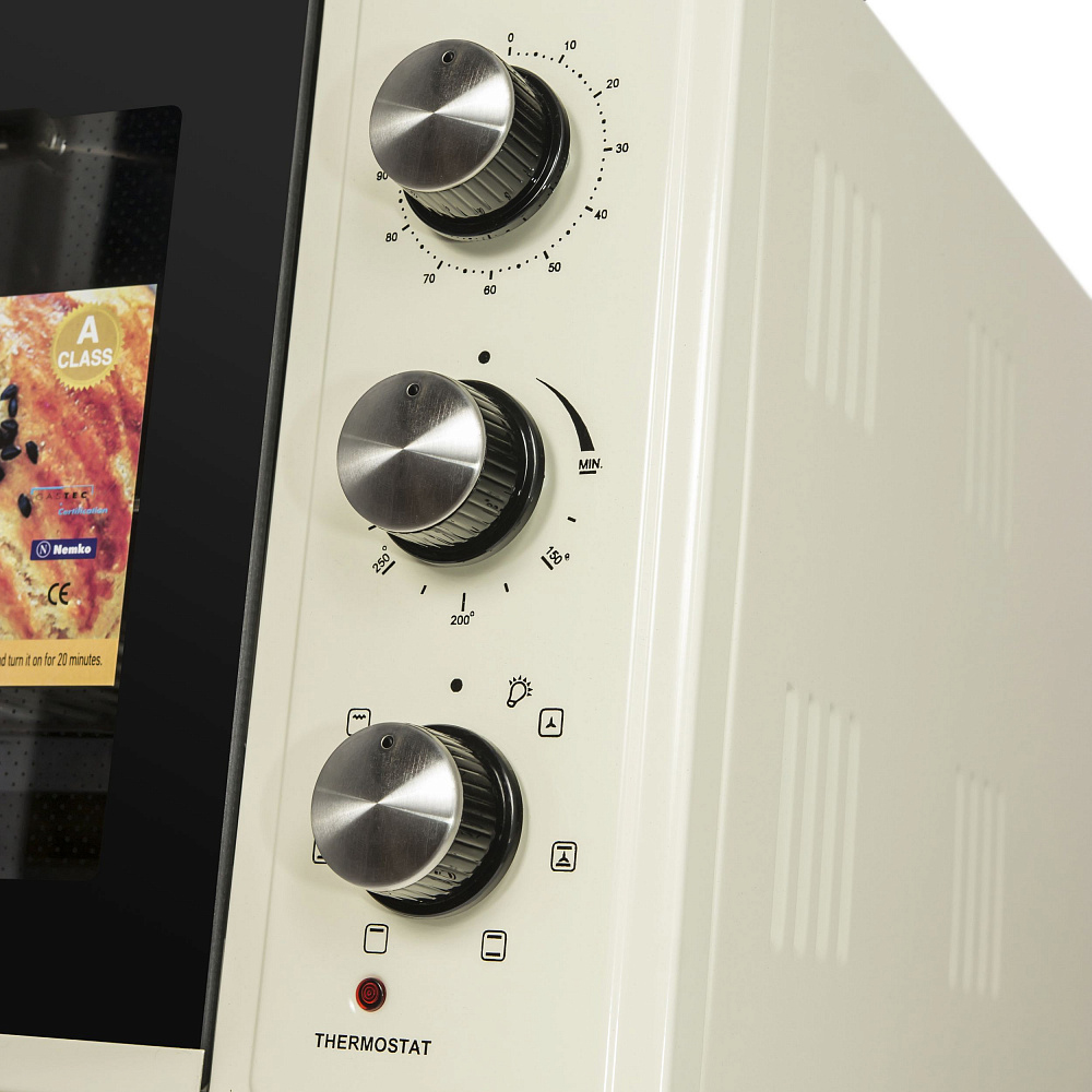 CEMOA.456.I Мини-печь / ширина 60 см, механическое управление, 45 л,конвекция, бежевый Maunfeld Santreyd  - Вид №4