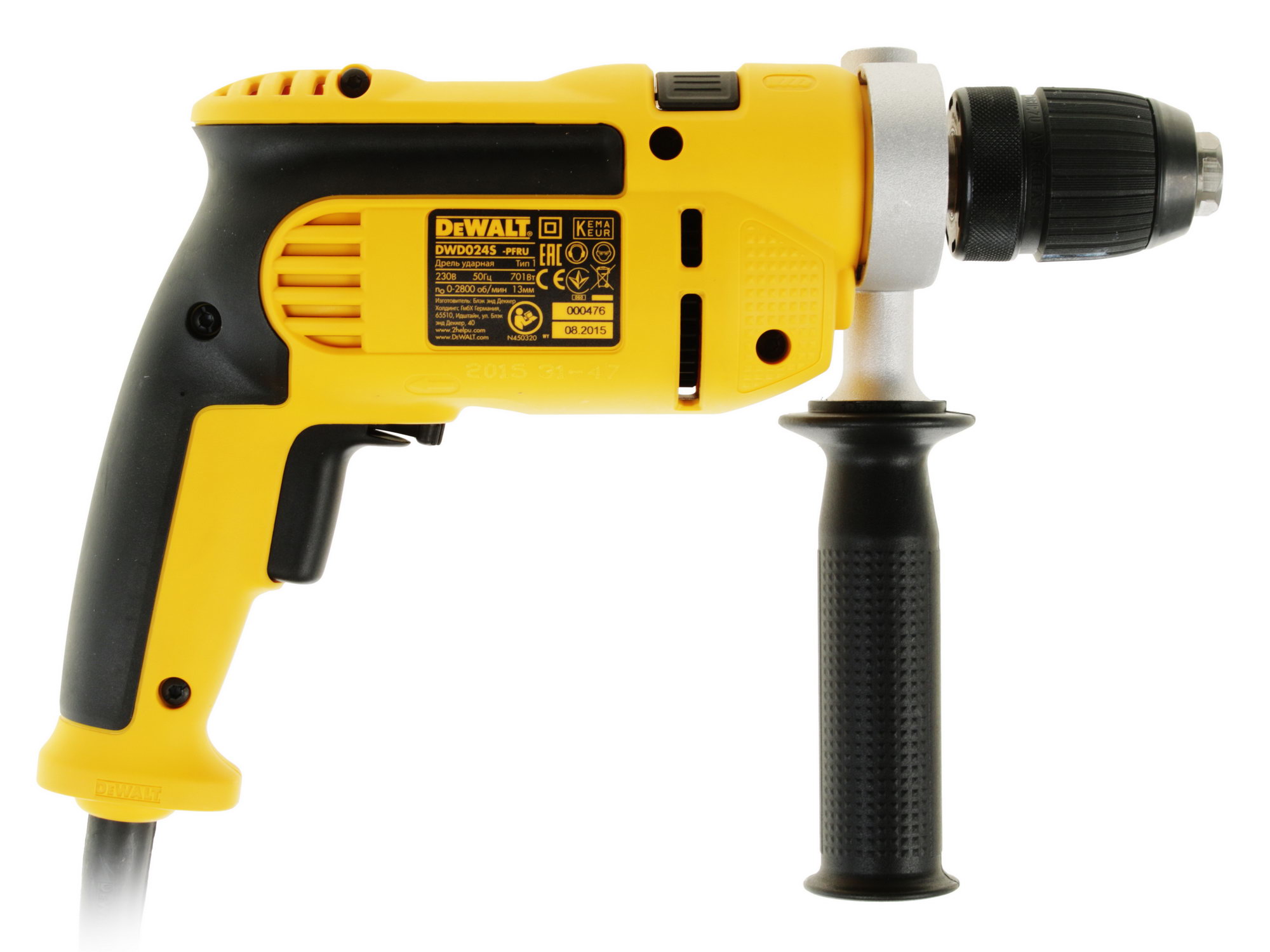 Дрель  DeWALT DWD 024S 1081451 STDN-0045834 - Вид №1
