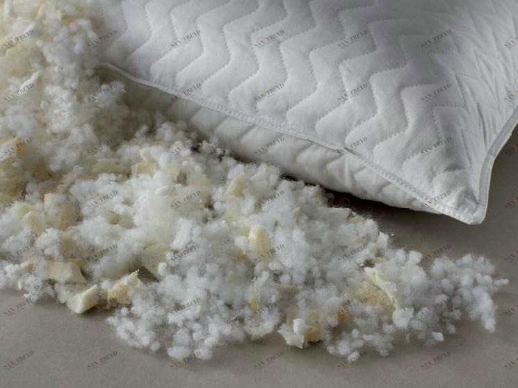 Demaflex Прямоугольная подушка из хлопьев латекса и полиэстера Fiocchi sun-id-1350849