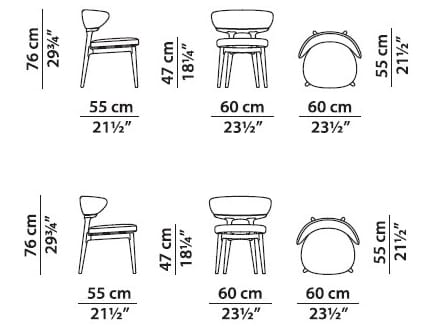 Мягкий стул из массива дерева Baxter CLOTILDE ARCH-00119050 - Вид №9