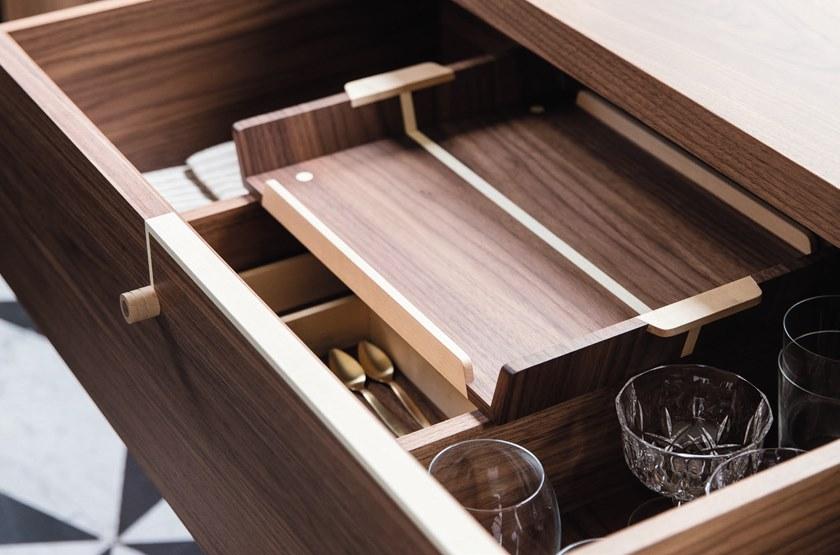 Porada Буфет / барный шкаф из орехового дерева Iron sun-id-1393159 - Вид №3