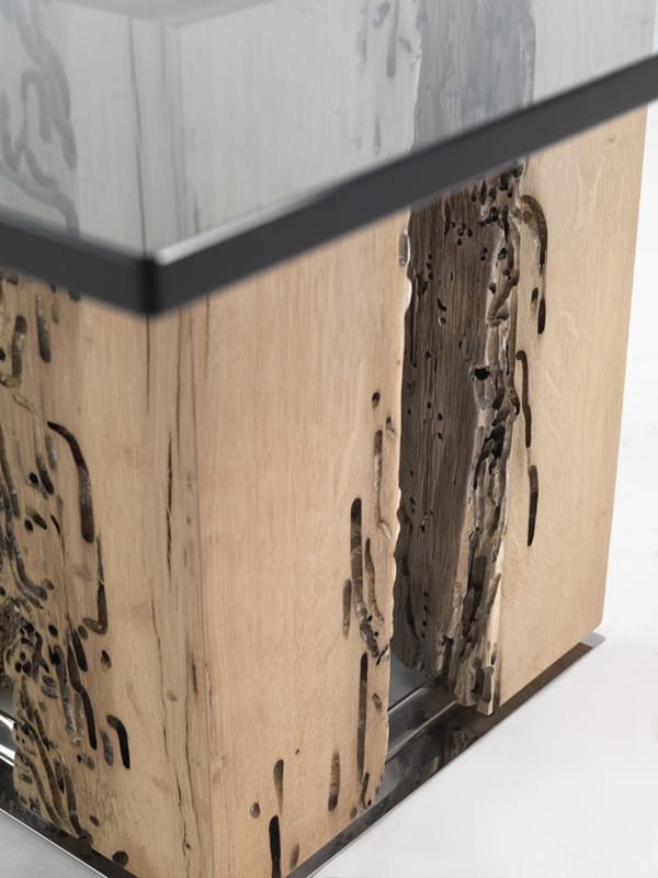 Прямоугольный стеклянный стол Riva 1920 Briccole ARCH-00072620 - Вид №1