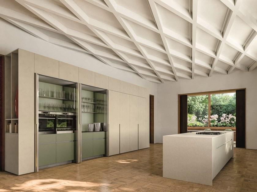 Elmar Модульная деревянная кухня с островом @home sun-id-1387866 - Вид №1