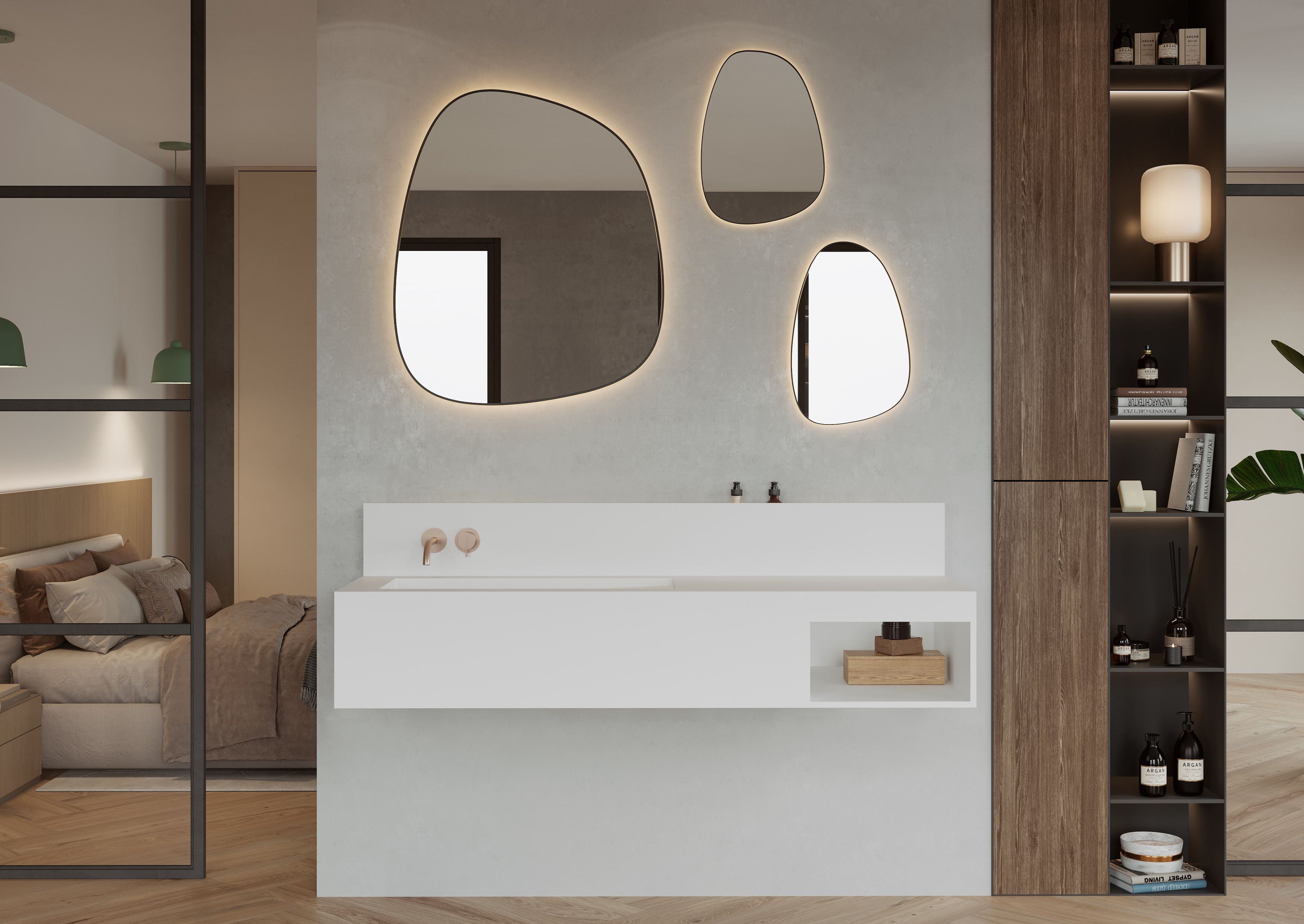 Одиночный подвесной умывальник Hidrobox Program ARCH-00012208 - Вид №1