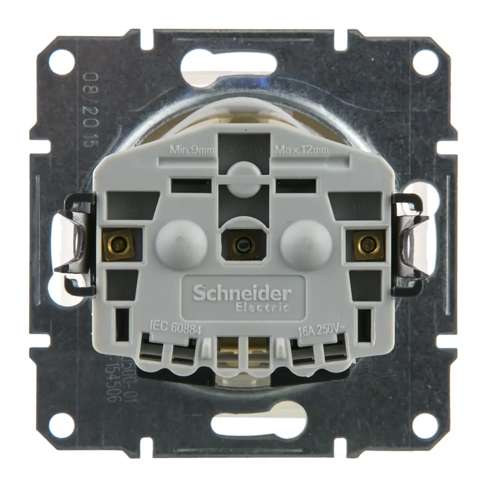 Розетка Schneider Electric Sedna с заземлением, крышка, цвет бежевый, IP44 13370473 STLM-2141276 - Вид №2