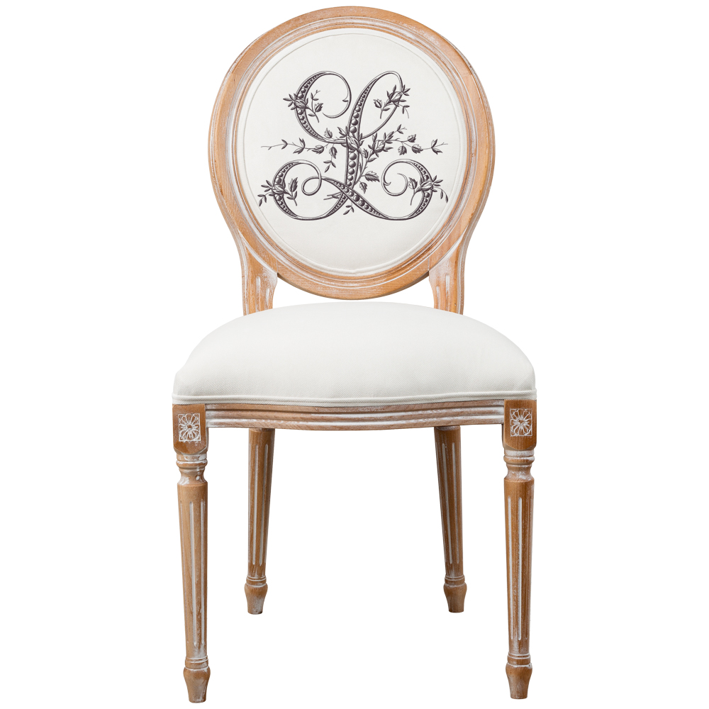 21080512 Стул «Монограмма буквы L» Object Desire Азбука мечты 