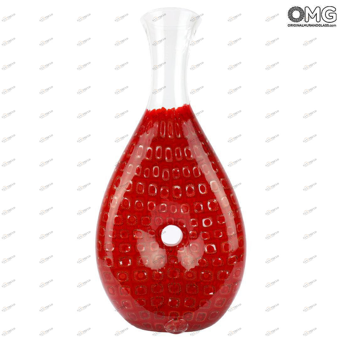 4742 ORIGINALMURANOGLASS Ваза Баттерфлай - Афро Челотто - муранское стекло OMG 10 см 