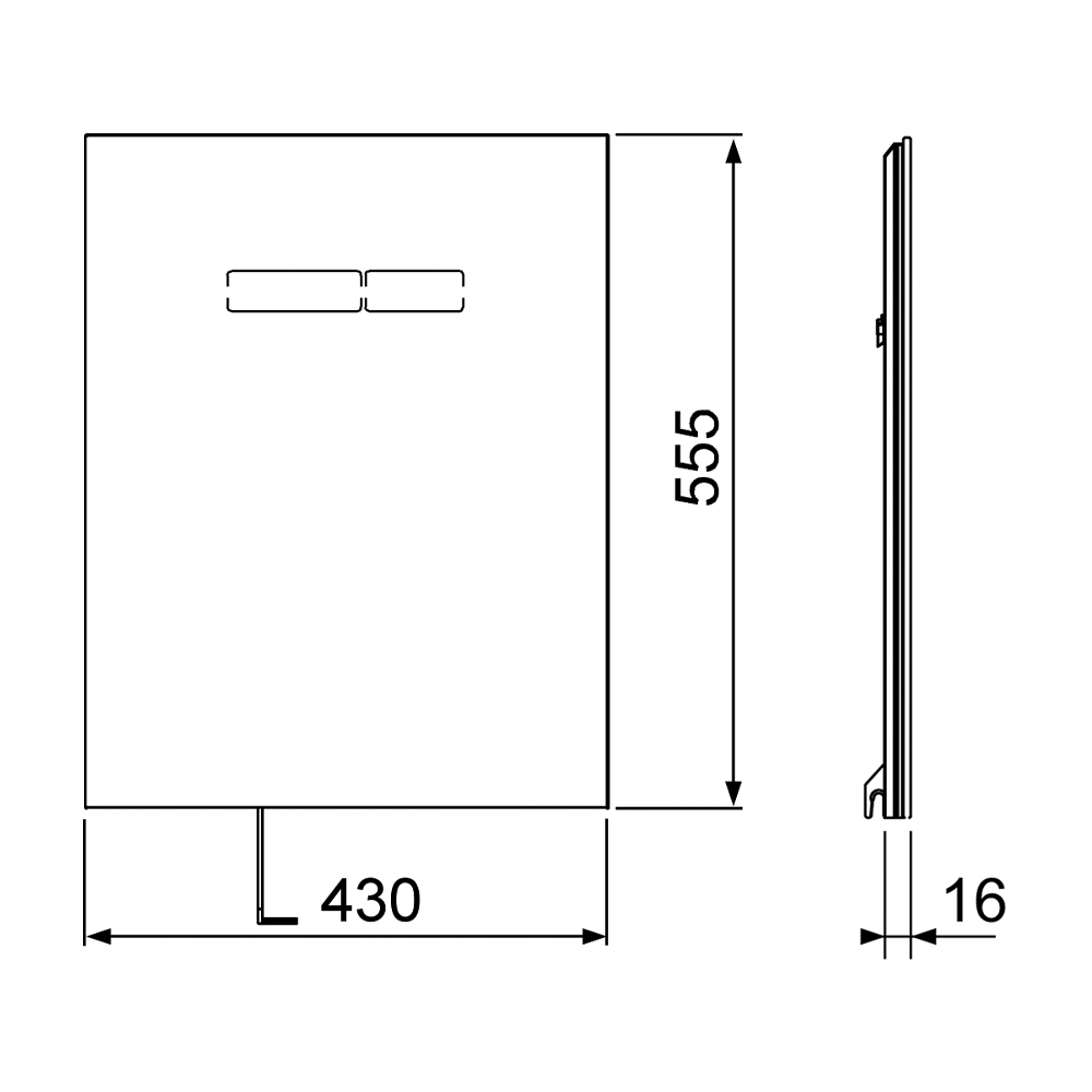 9650002 Стеклянные панели Tece TECElux - Вид №3
