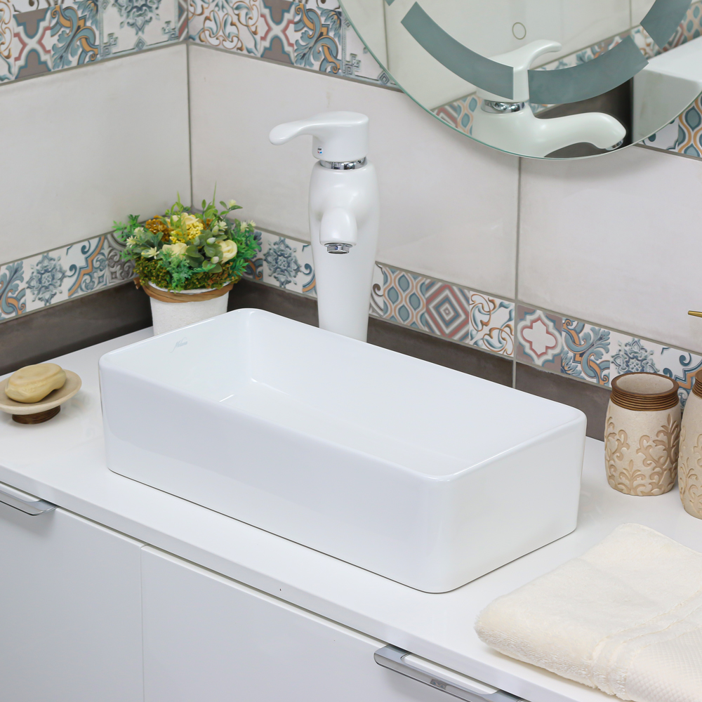 Накладная раковина melana mln-320320 320320-805 - Вид №8