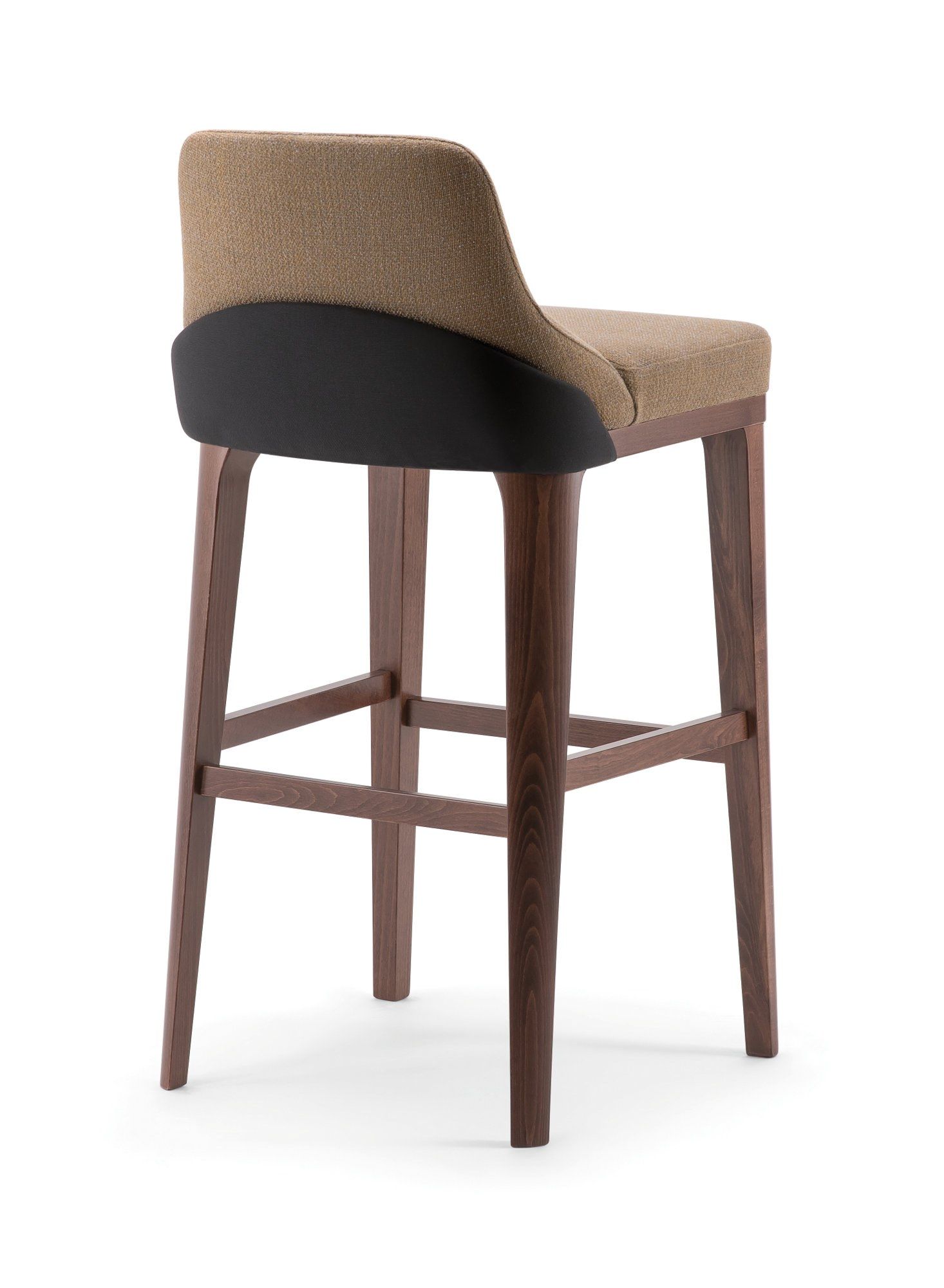 Табурет из массива дерева и ткани со спинкой Tirolo Gill ARCH-00055726 - Вид №2