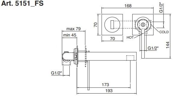 Rubinetterie Treemme Time_out  5151-5152  - Вид №1