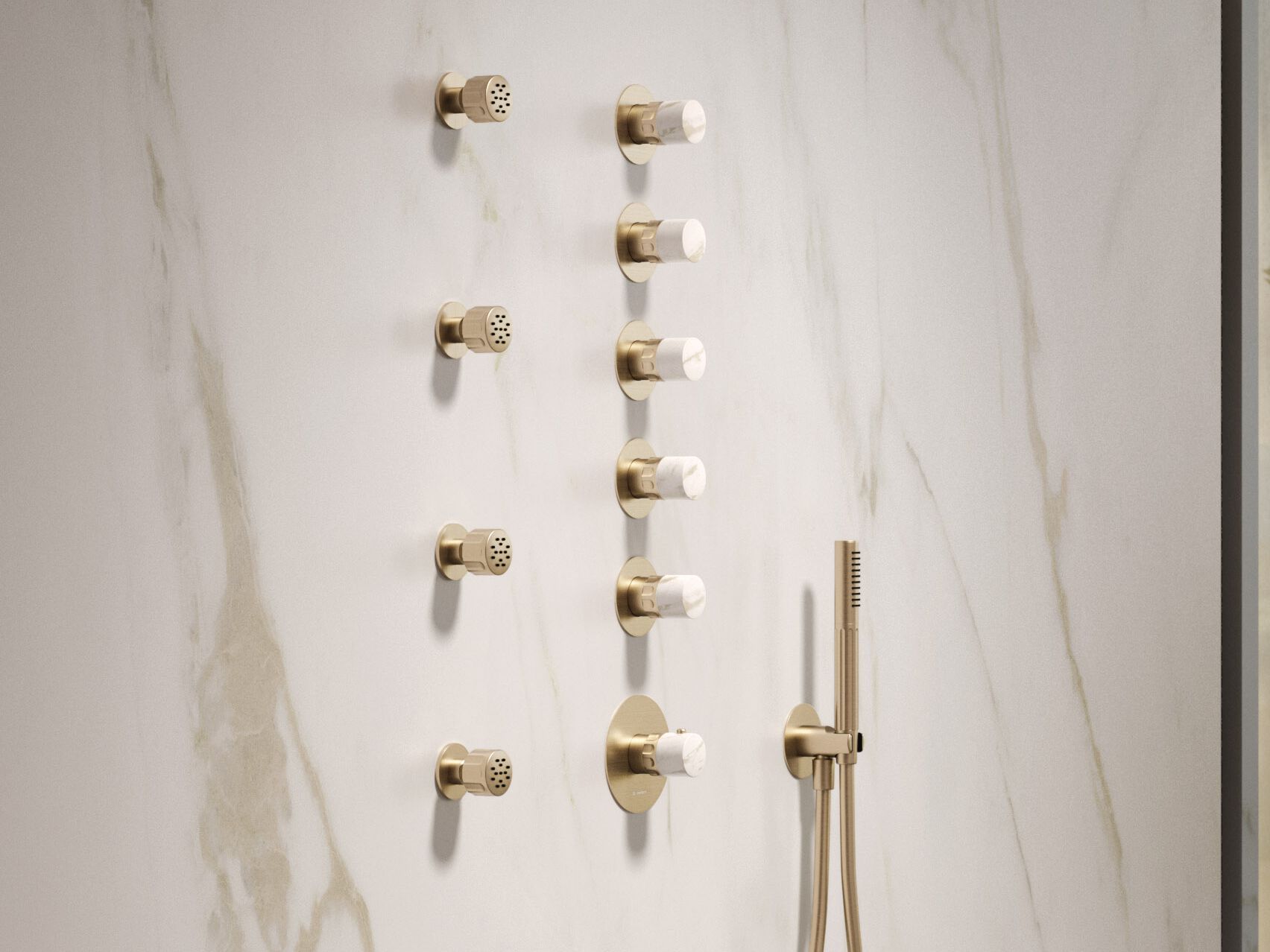 Набор для душа с ручным душем Newform IONIKA ARCH-00042150