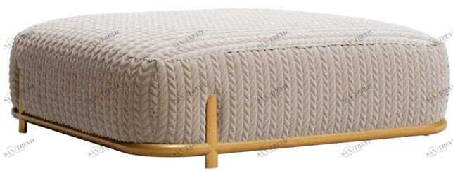 VOLPI Кровать-пуф квадратная с обивкой Luigi volpi Lv-44003