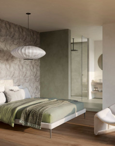 Напольное покрытие из керамогранита с эффектом ткани