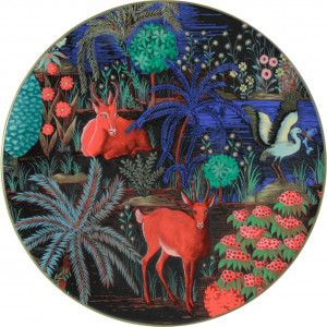 10663637 Gien Тарелка закусочная Gien Дворцовый сад 22см, фаянс Фаянс