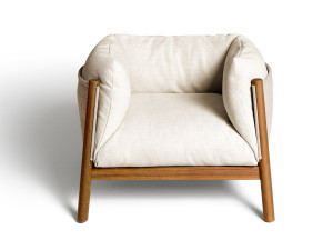 Съемное садовое кресло с подлокотниками