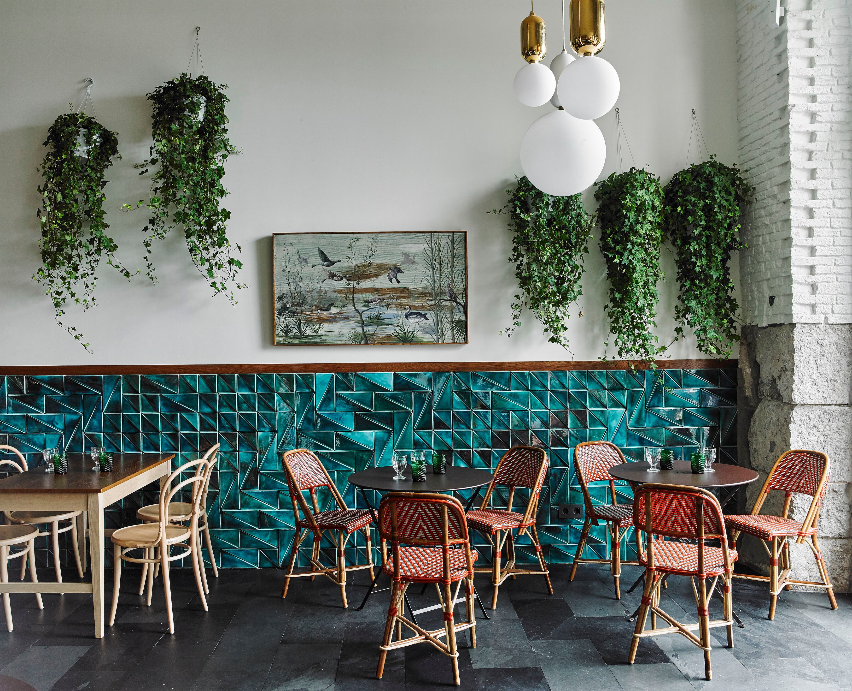 Керамическая и опаловая стеклянная подвесная лампа PARACHILNA Aballs ARCH-00061642 - Вид №43