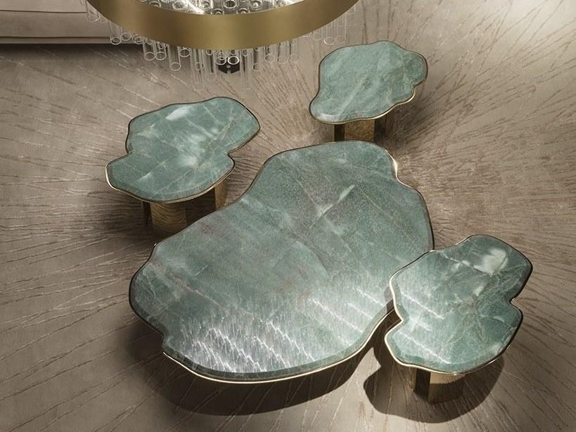 Paolo Castelli Низкий мраморный журнальный столик sun-id-1425294 - Вид №2