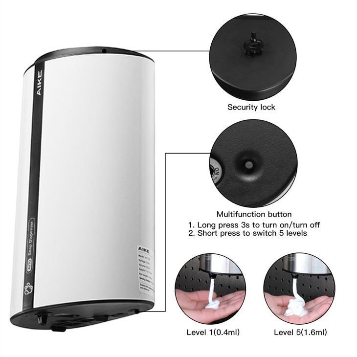 Автоматический дозатор пенящегося мыла AIKE AK1259_46  - Вид №4