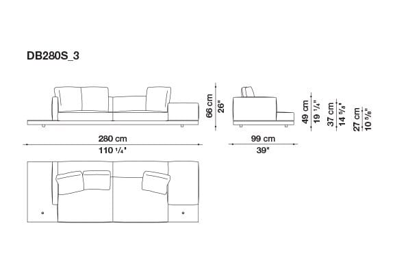 Кожаный диван B&B Italia док ARCH-00106863 - Вид №83