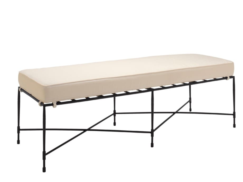 Садовая скамейка из нержавеющей стали без спинки JANUS et Cie ARCH-00095749