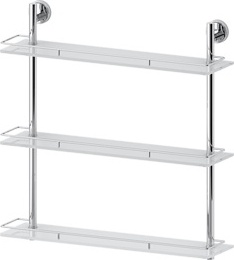 070 Полка с ограничителем 60 см тройная (стекло) STA FBS Standard