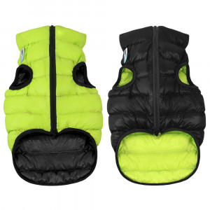 ПР0042484 Курточка двухсторонняя размер M 40 см cалатово-черная AiryVest