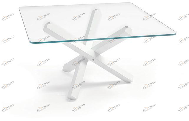 Sovet italia Квадратный стеклянный стол Aikido sun-id-1421370