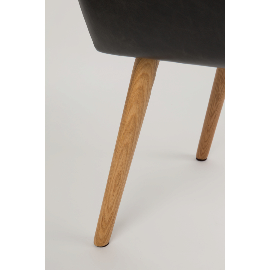 Кресло Pike черное White Label Living 1100282 - Вид №9