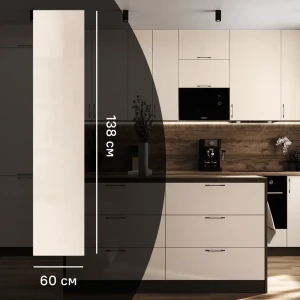 Фасад кухонного шкафа Аша 60x138 см KONSENSA ЛДСП цвет бежевый