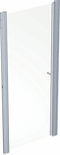 05856089 IDO Showerama 10-0 распашная дверь, Расширяющийся профиль, натуральный  - Вид №2