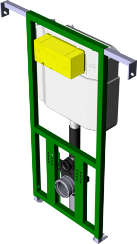 Системная техника  Viegaswift, Steptec, Viega Eco Plus, Viega Mono, панели смыва и принадлежности  T3 Viega Eco Plus  Элементы для унитазов VIEGA 622 176 Модель 8136.2 Santreyd  - Вид №3