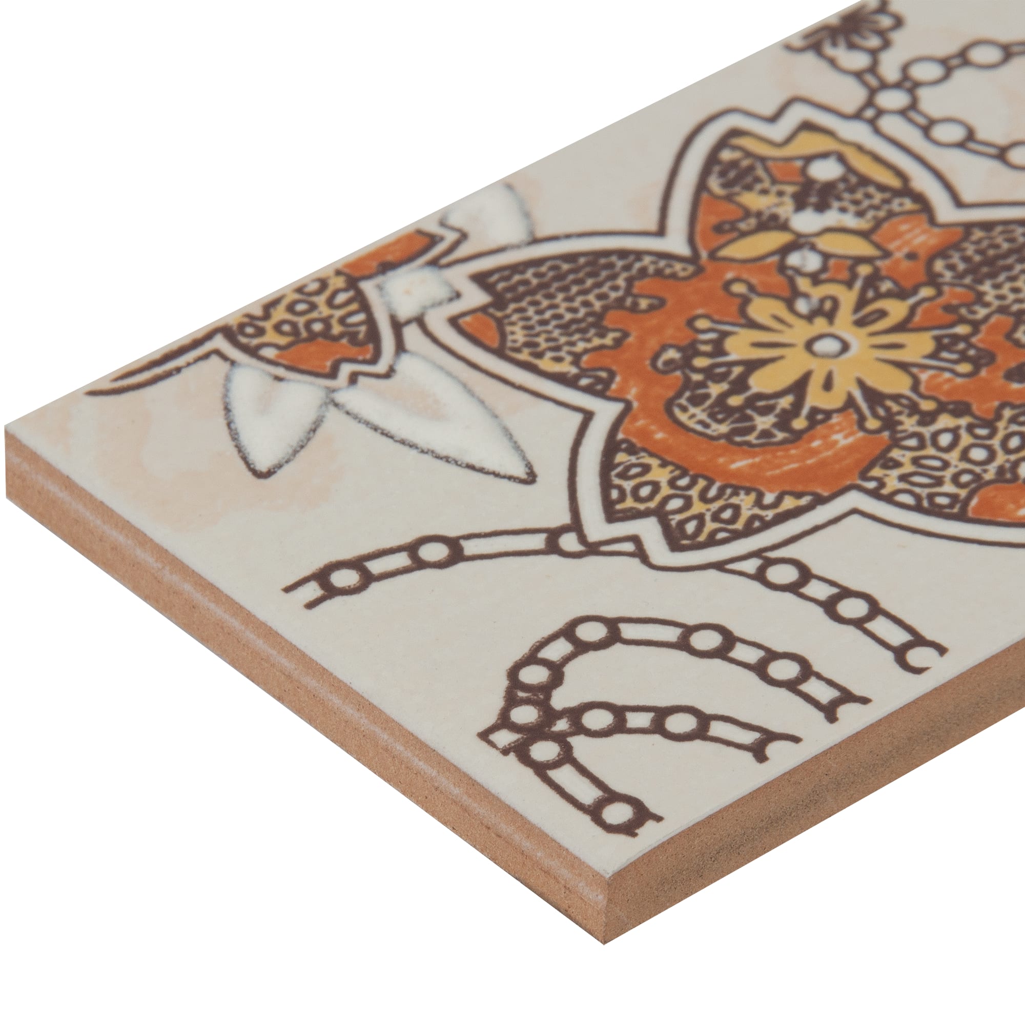 18129478 Бордюр « 3» 27.5х6.2 см Шелк Santreyd  - Вид №1