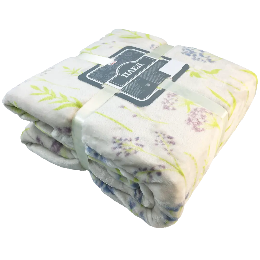 Плед «Форесталь» 180x200 см фланель цвет бежевый BELEZZA STLM-2149275