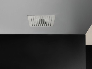 Квадратная встраиваемая душевая головка из нержавеющей стали с 2 струями