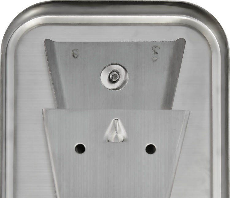 1402.098 Дозатор для жидкого мыла из нерж стали антивандальный 8605 PUFF  - Вид №3