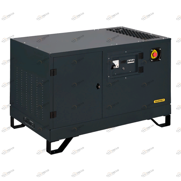 Газовый генератор Gazvolt Standard 15000 T Neva 01 в кожухе с АВР sun-id-1031044
