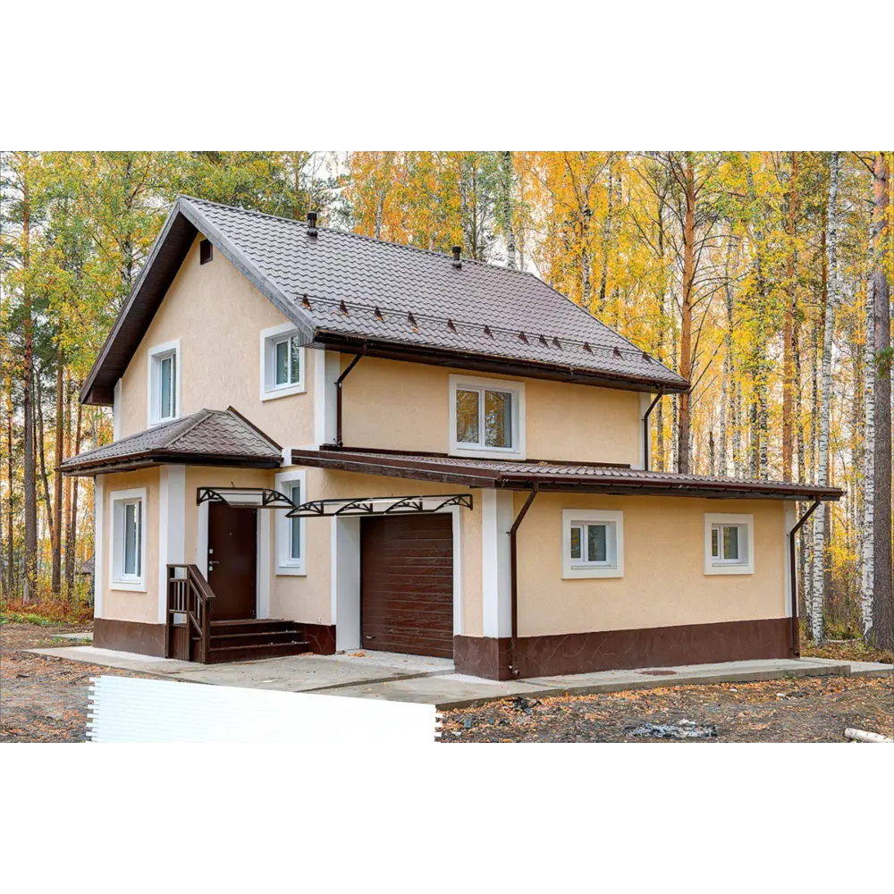 Козырек усиленный тройной коричневый монолитный 89320945 STLM-2133153 Santreyd  - Вид №1
