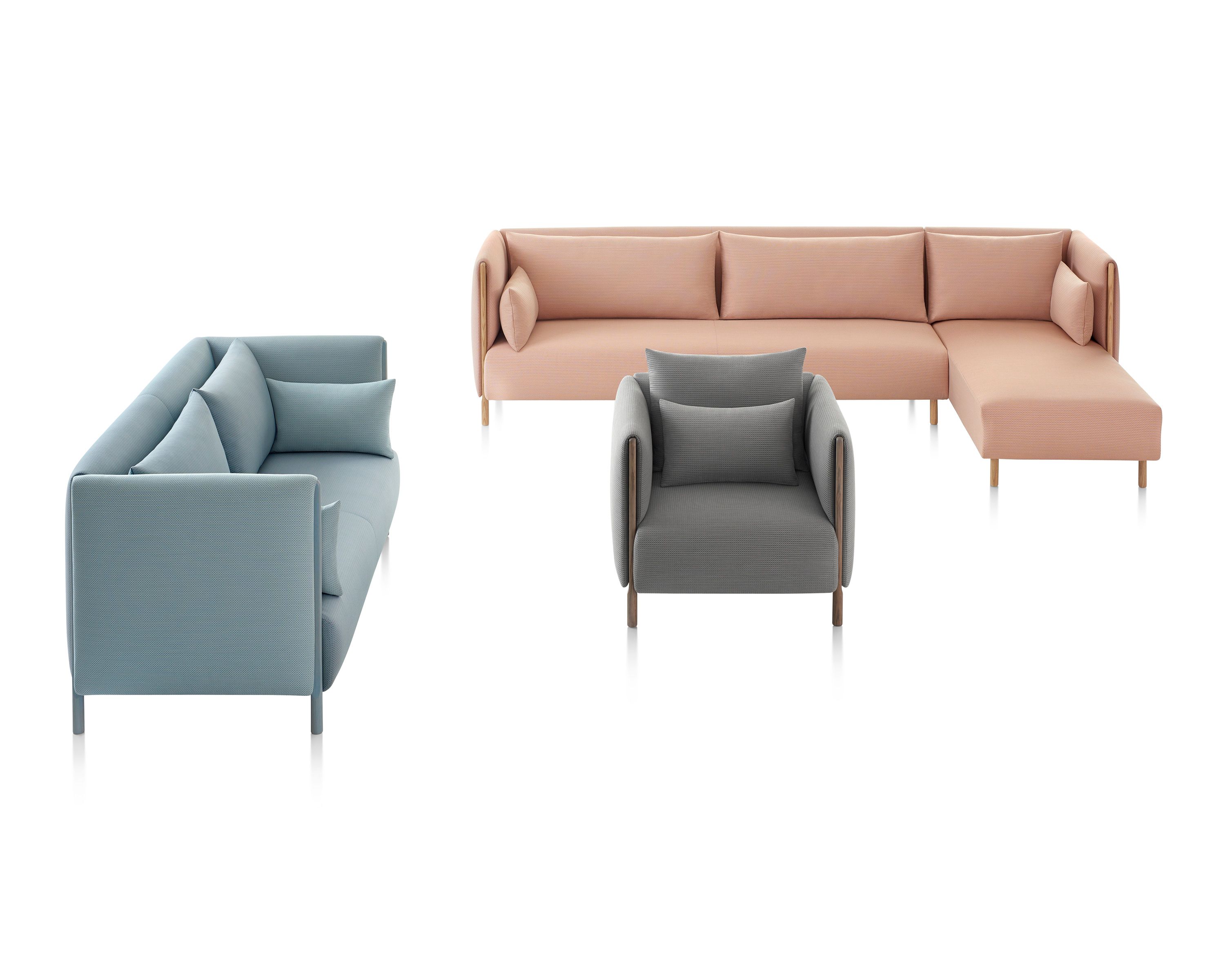 Тканевое кресло с подлокотниками Herman Miller ColourForm ARCH-00020783 - Вид №3