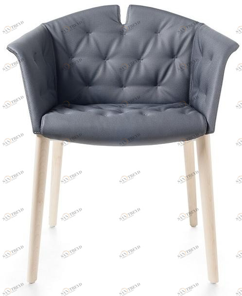 Kastel Кожаное кресло с подлокотниками Kuad sun-id-1412334