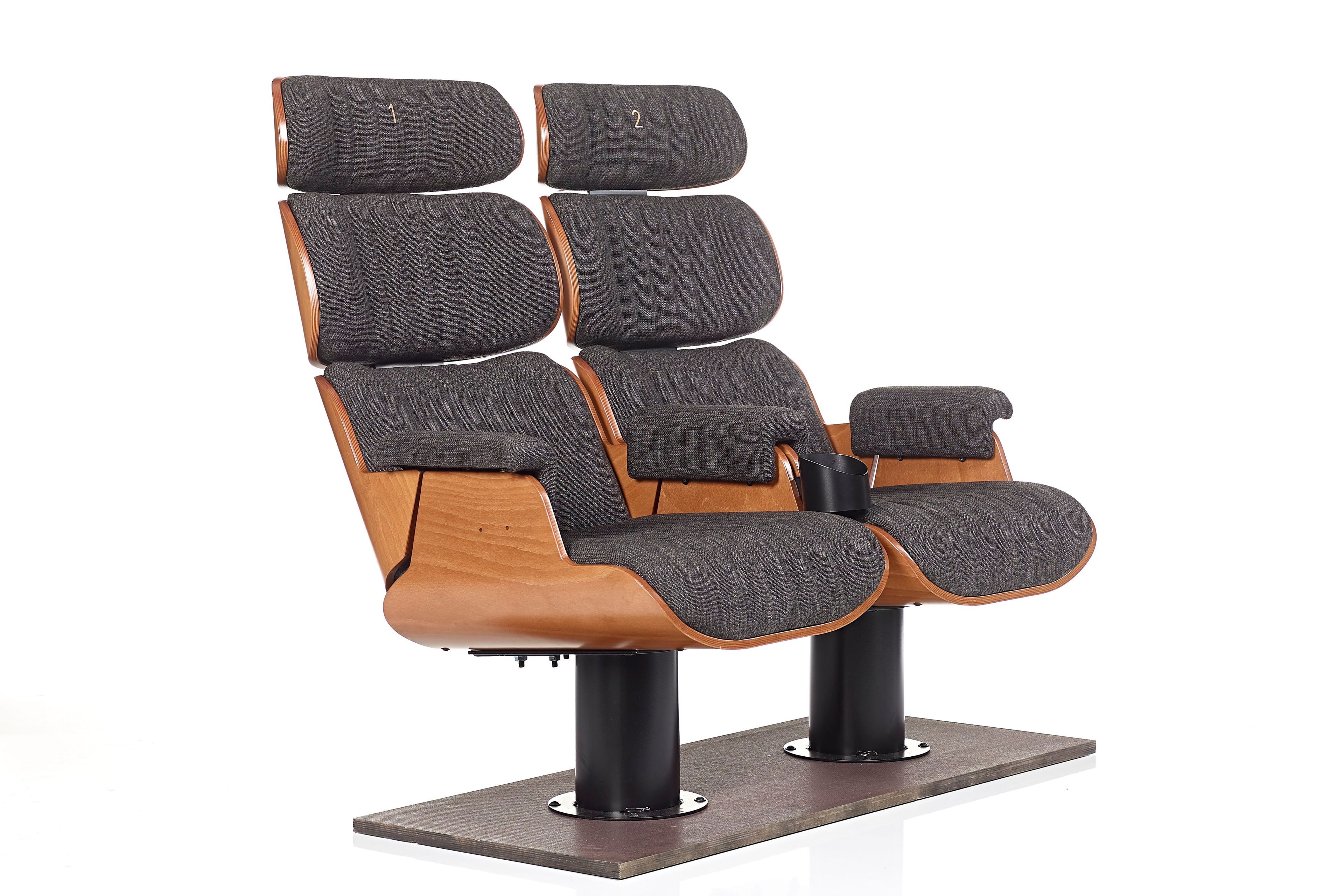 Кресло для кинотеатра из бука и ткани CINEARREDO LUCKY ARCH-00153371 - Вид №1