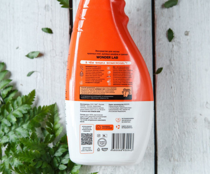 6064 Средство для чистки кухонных плит и духовых шкафов и грилей Вкусляндия  - Вид №1