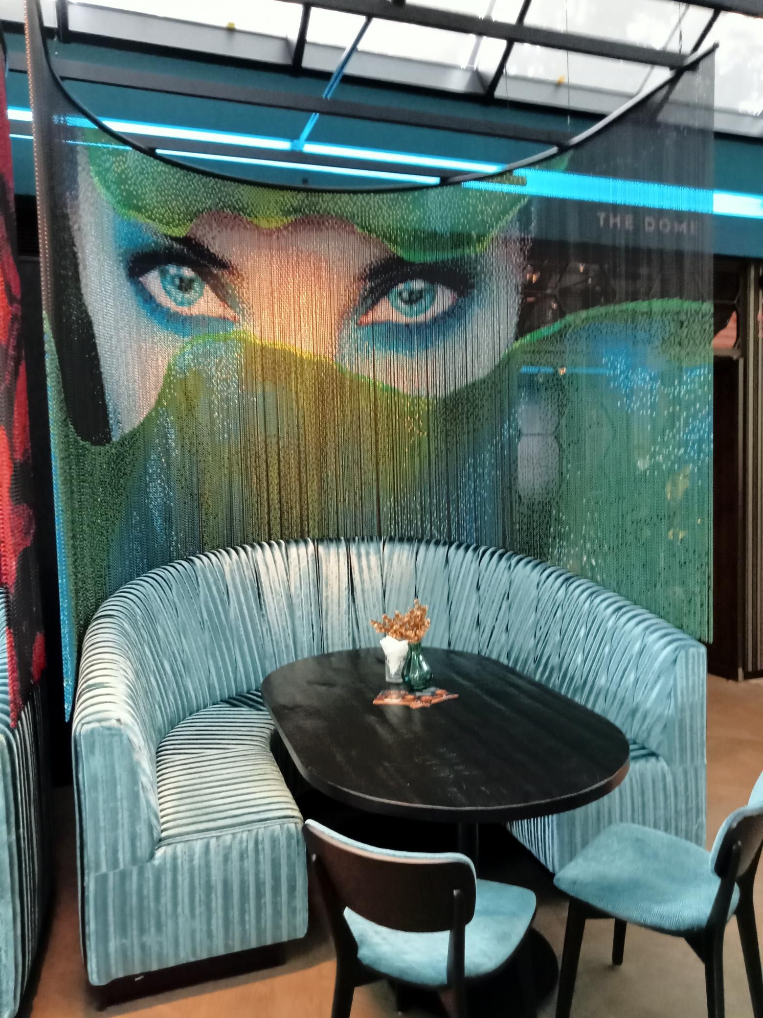 Алюминиевая проволочная палатка Kriskadecor SPACE DIVIDER - RESTAURANT ARCH-00050833 - Вид №15