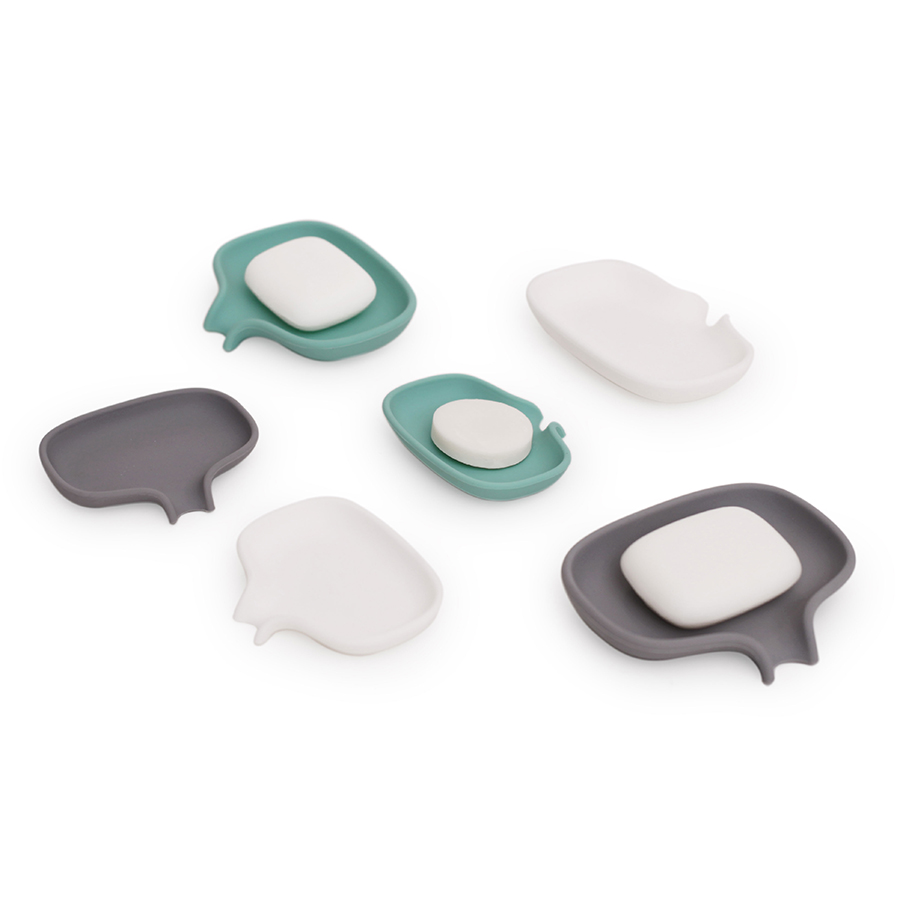 263830 Мыльница с носиком для слива белая(малая) Bosign  - Вид №6