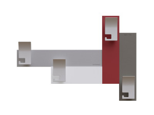 МДФ настенные вешалки