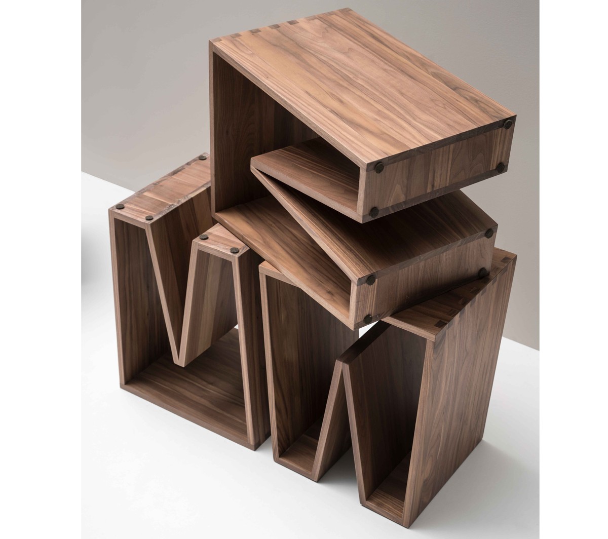 Ex.T Notch Wood Табурет из ореха EXNOTCHNOCE_marazzi  - Вид №1