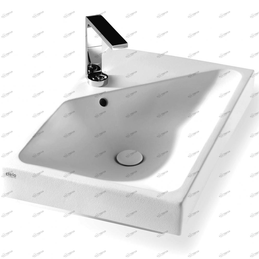 SMLA75DX Встроенная раковина под столешницу овальная Ceramica Cielo 