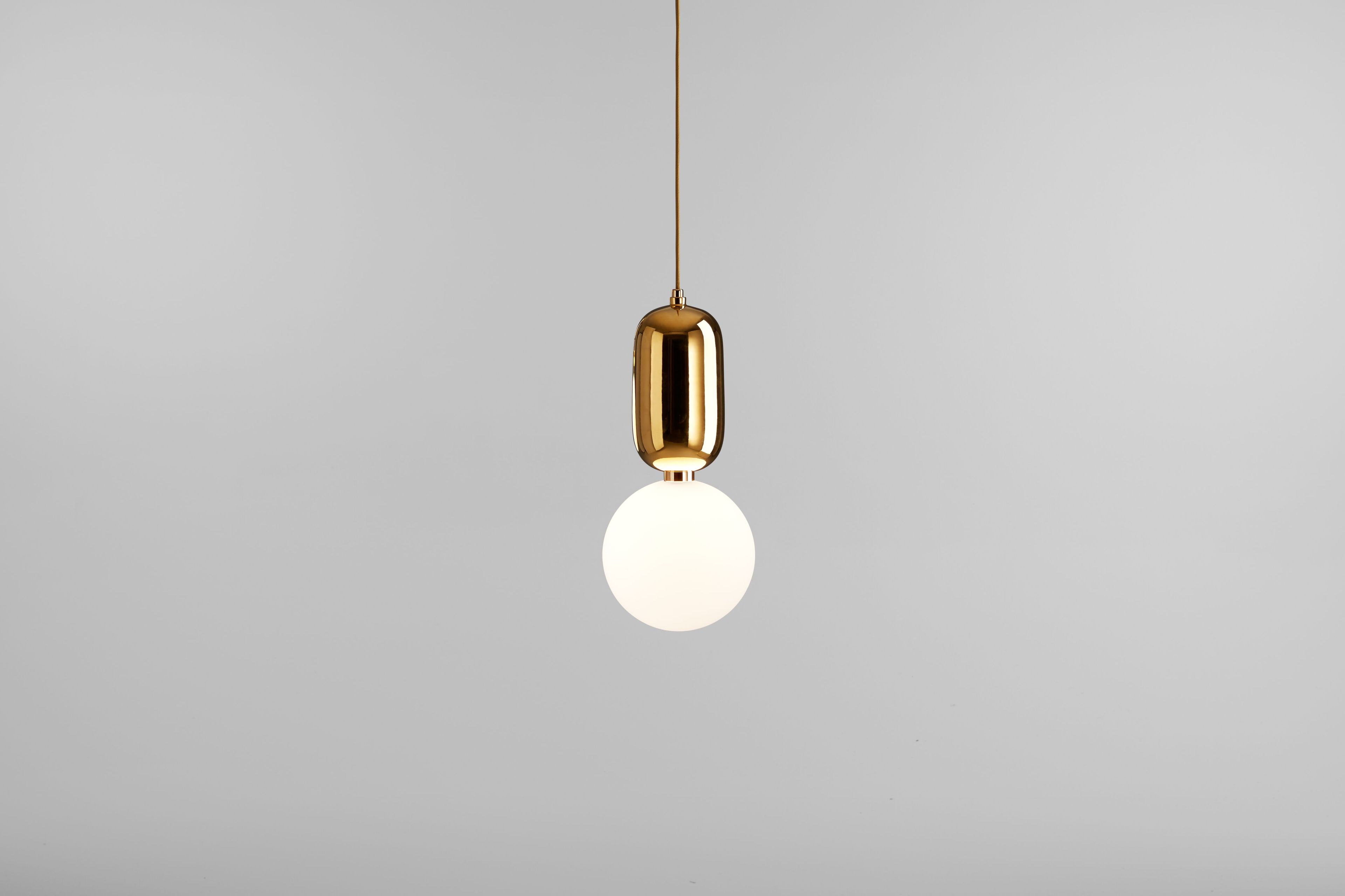 Керамическая и опаловая стеклянная подвесная лампа PARACHILNA Aballs ARCH-00061642 - Вид №5