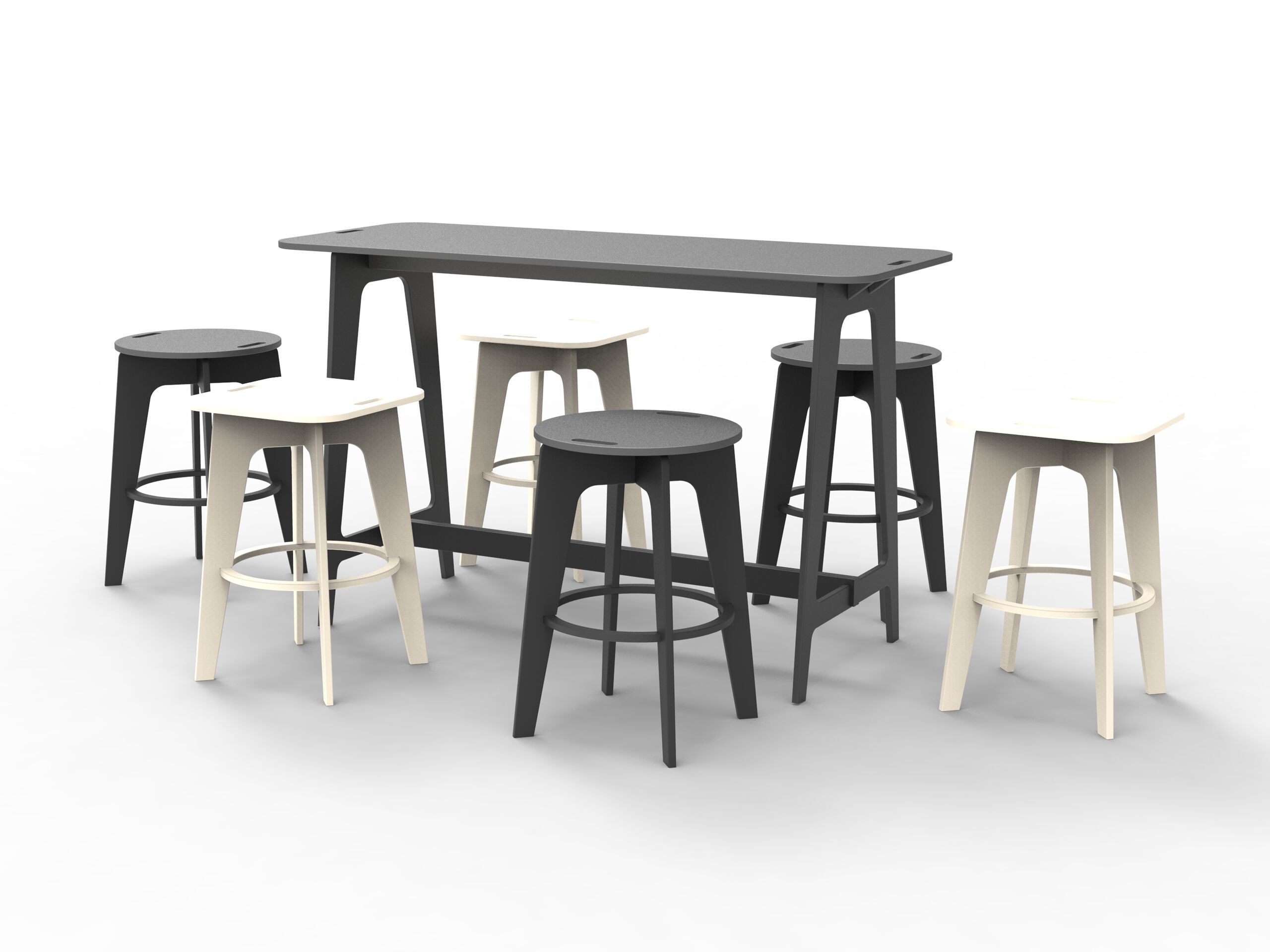 Высокий прямоугольный стол для общественных мест из полиэтилена Donye Beat ARCH-00042724 - Вид №8