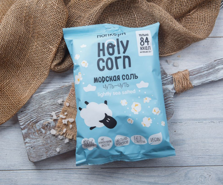 2734 Кукуруза воздушная с морской солью Вкусляндия 